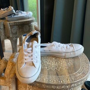 Converse White Casual slingback Sneakers